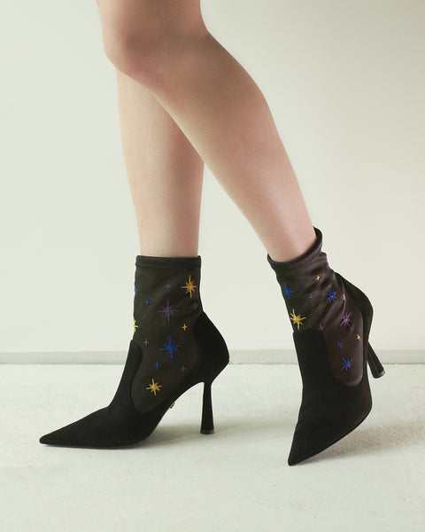 Star embroidered outlet boots